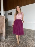 Falda Tul Midi Falda Tul Midi