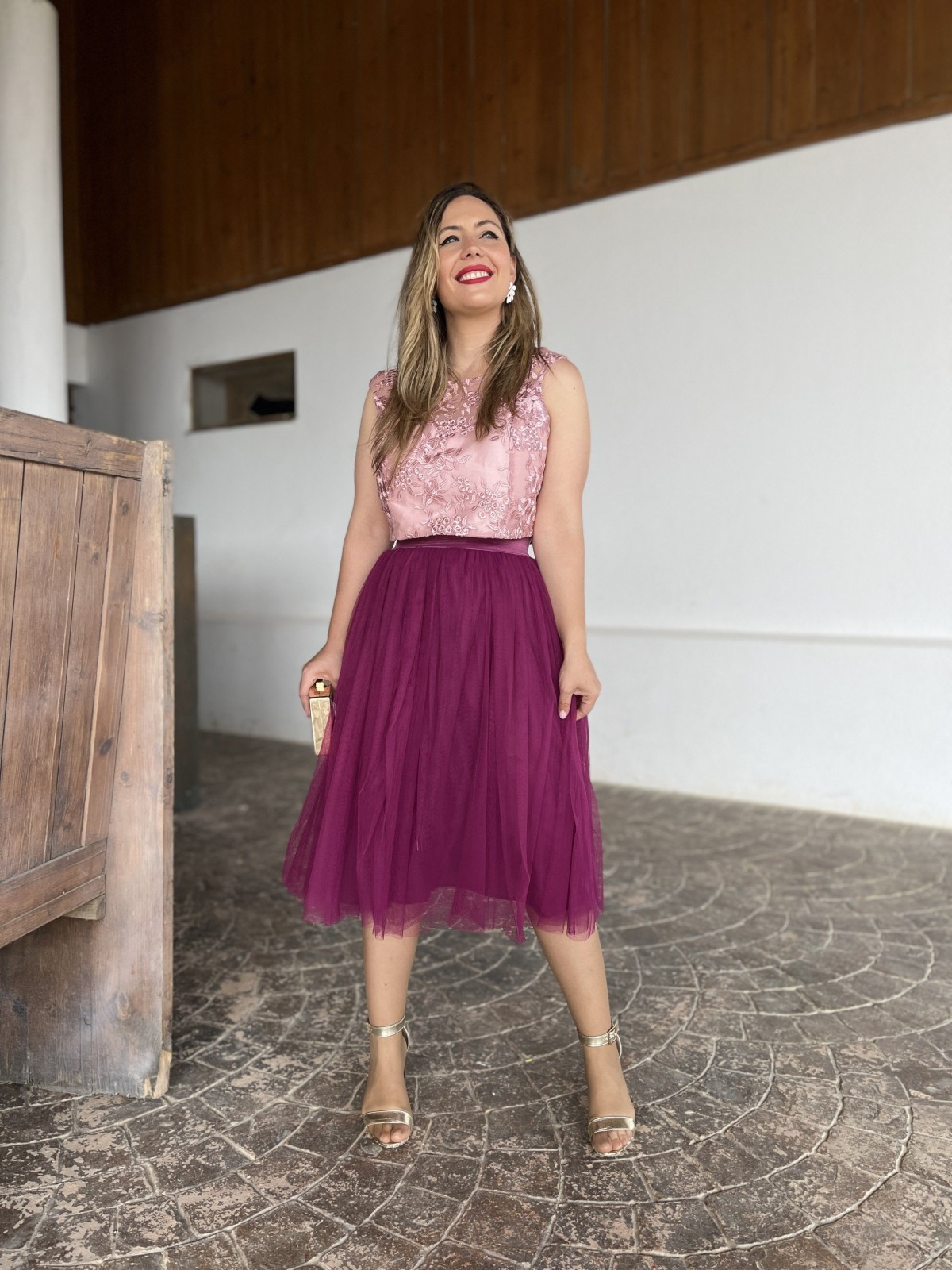 Falda Tul Midi