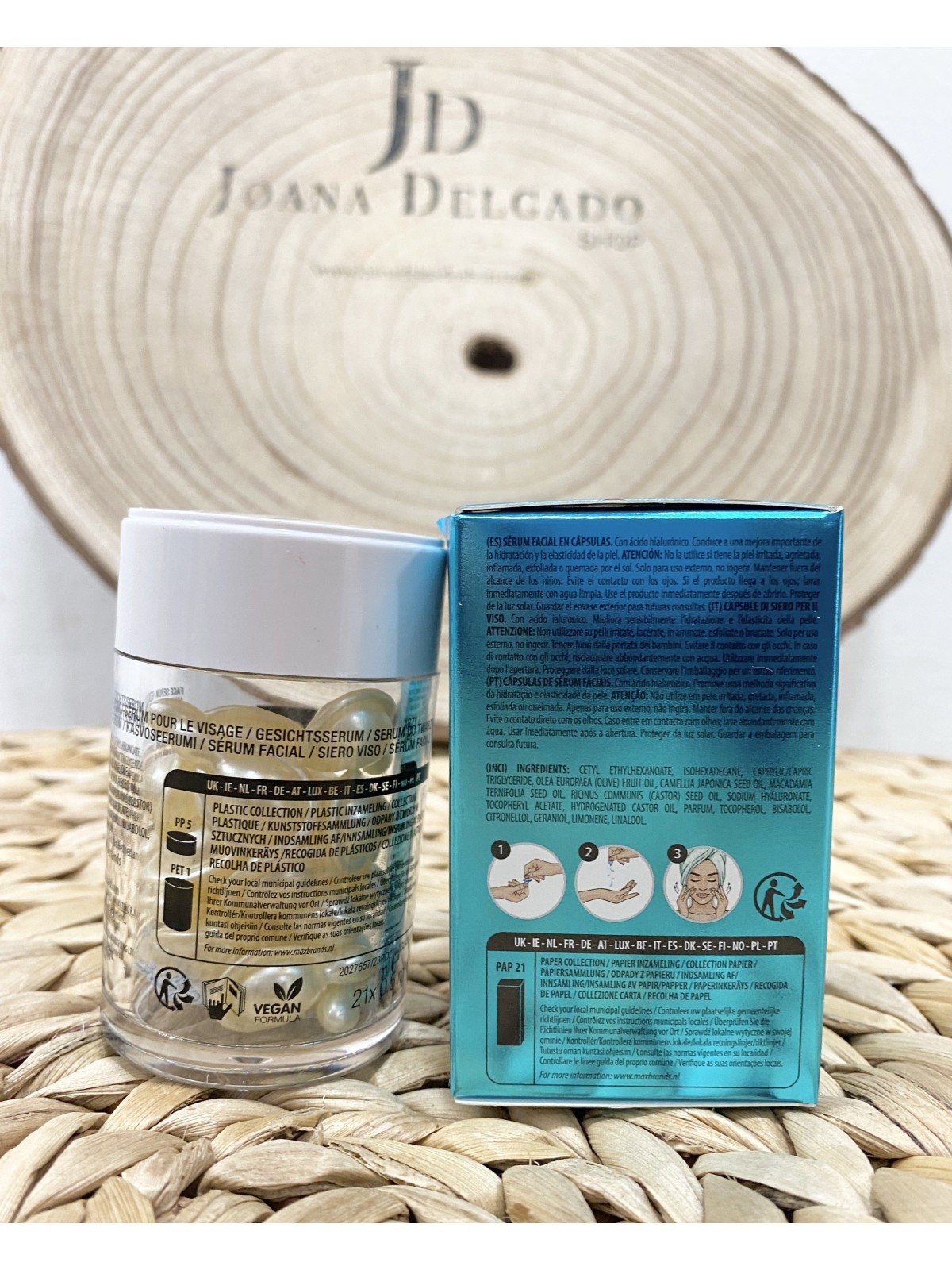 Cápsulas de Sérum Facial HYDRO SHOCK
