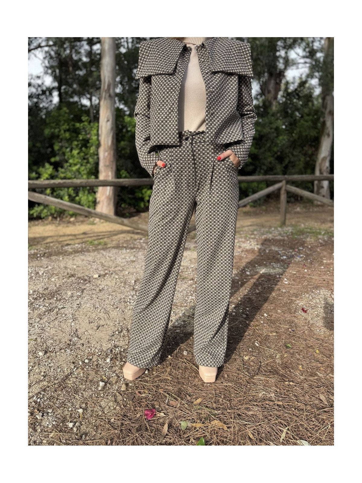 Pantalón ENJAMBRE Marrón