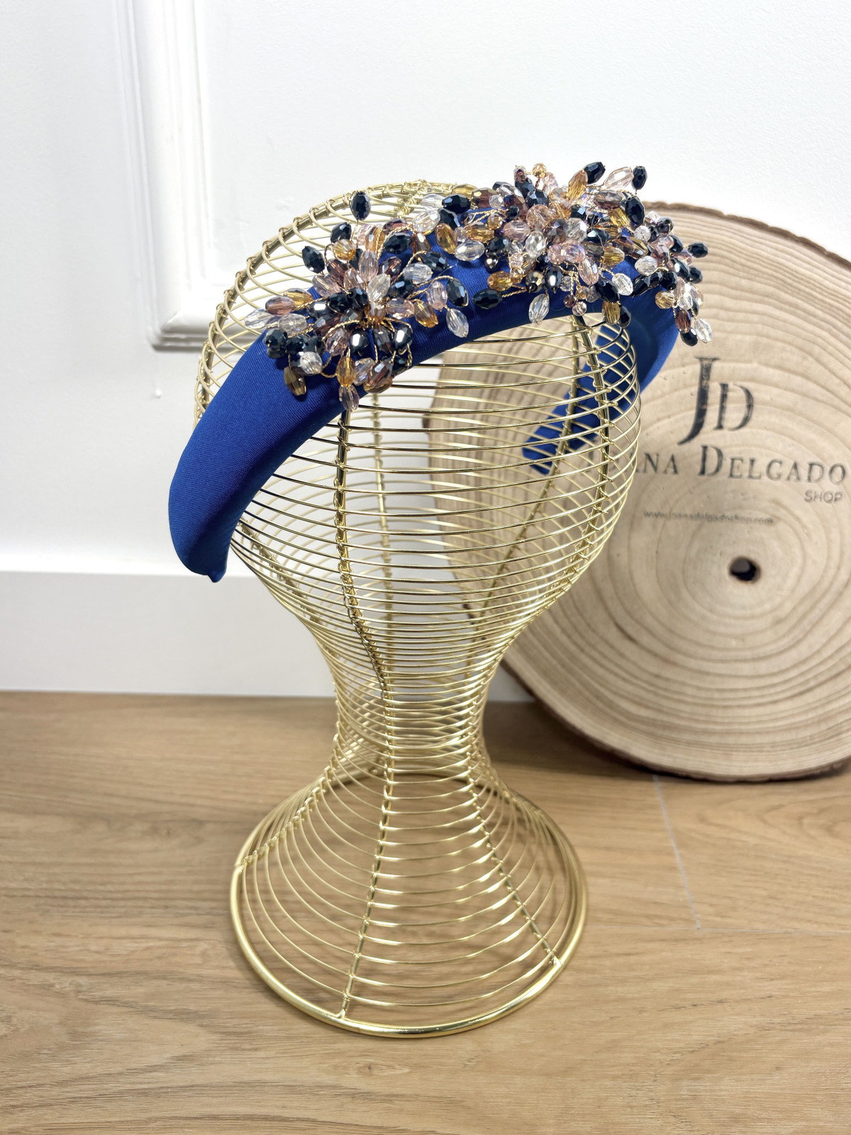 Diadema Azul Klein con Piedras