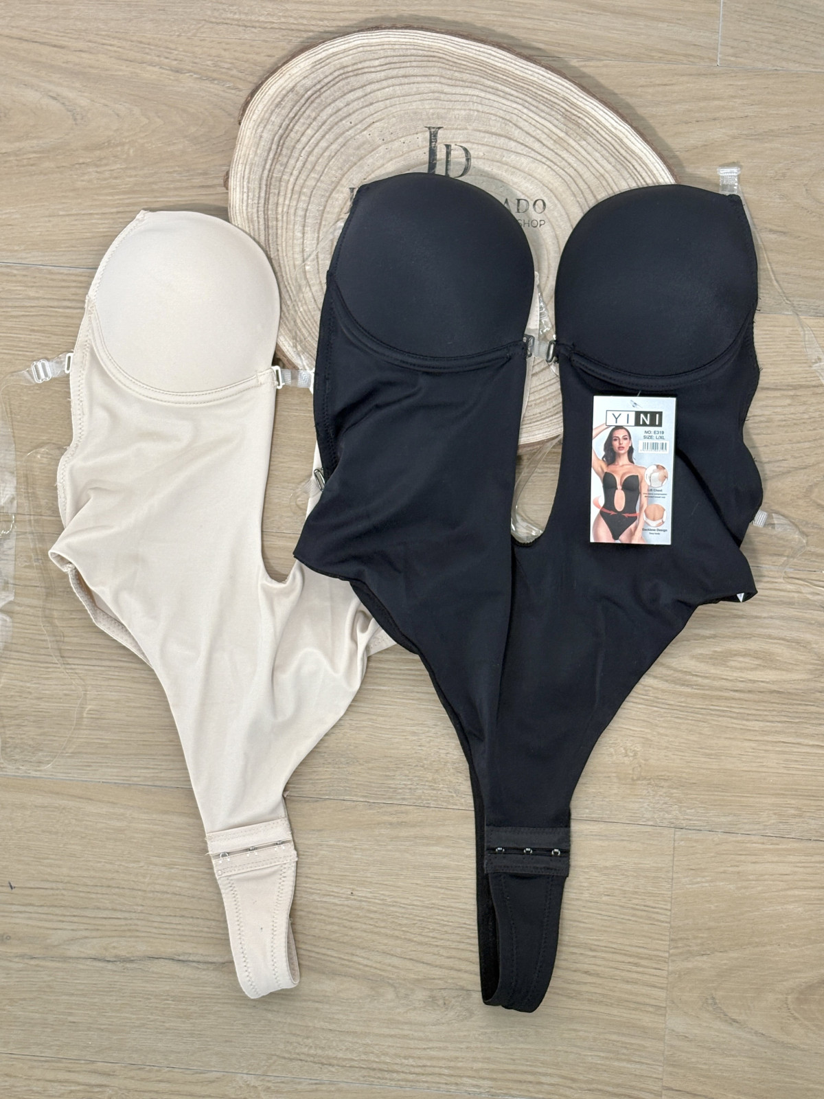 Body espalda descubierta, perfecto para vestidos con escote en espalda