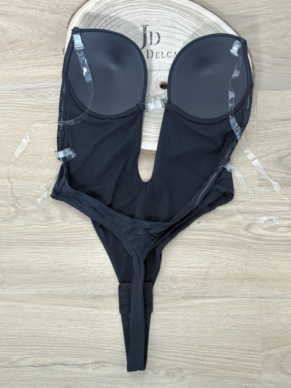 Body espalda descubierta, perfecto para vestidos con escote en espalda