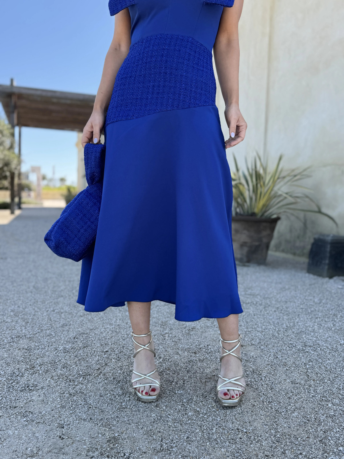 Vestido de fiesta MAR AZUL KLEIN