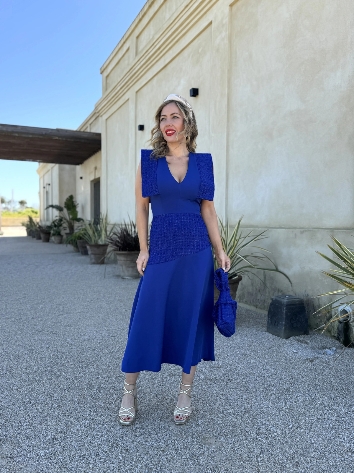 Vestido de fiesta MAR AZUL KLEIN