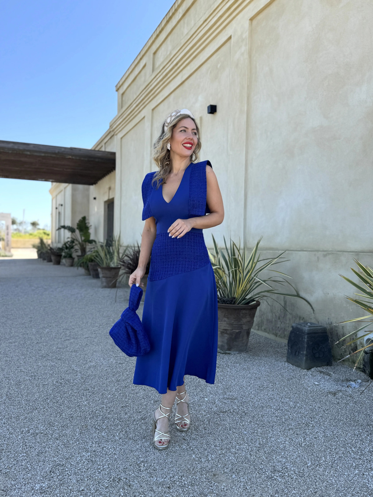 Vestido de fiesta MAR AZUL KLEIN