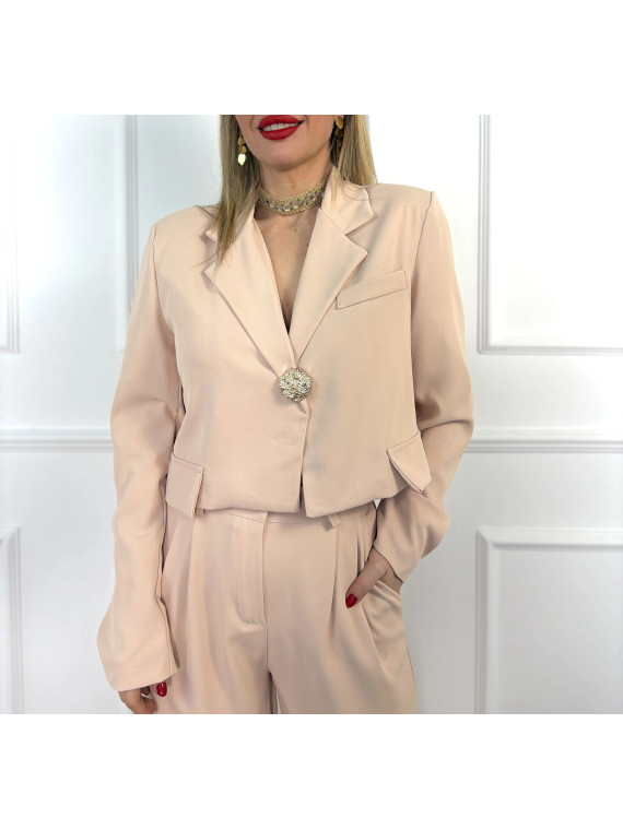 Traje de Chaqueta PERLA Beige Traje de Chaqueta PERLA Beige