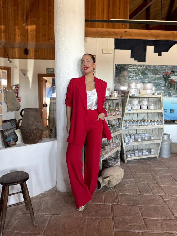 Traje de Chaqueta ANA Rojo Traje de Chaqueta ANA Rojo