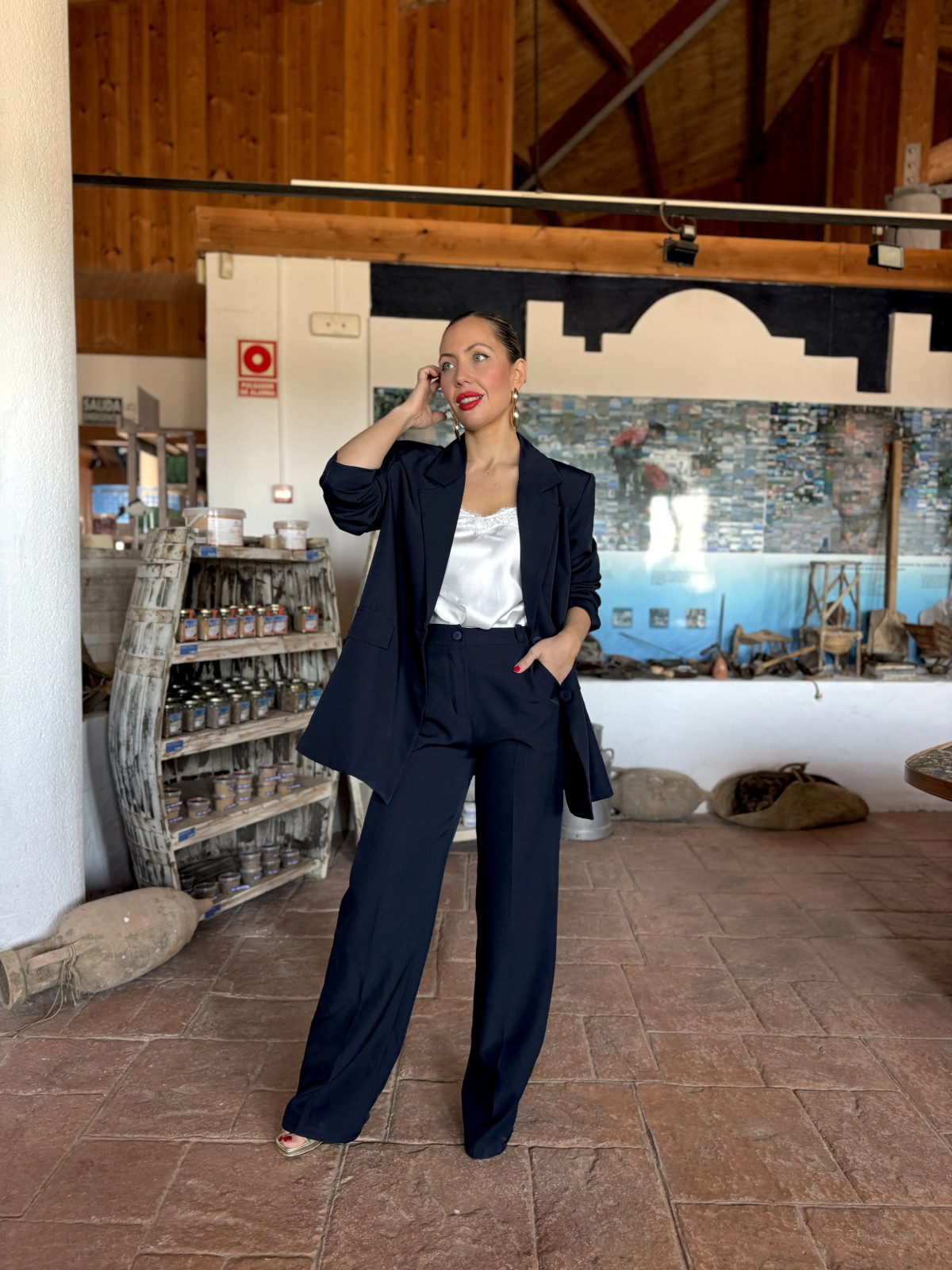 Traje de Chaqueta ANA Azul Marino