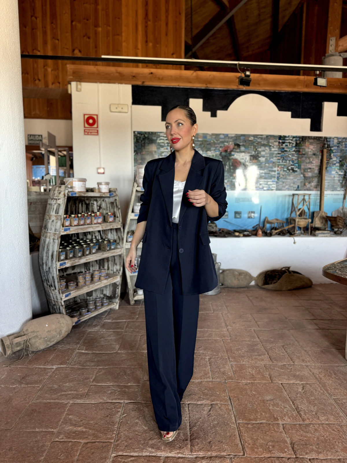 Traje de Chaqueta ANA Azul Marino