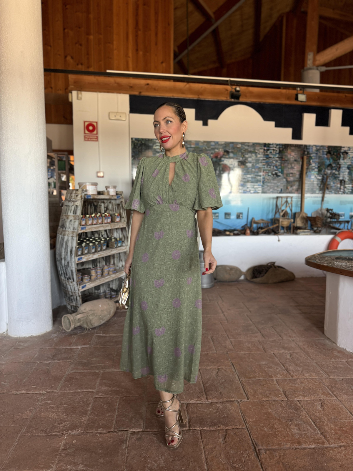 Vestido de Gasa KATE Verde