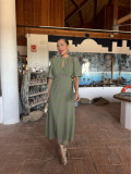 Vestido de Gasa KATE Verde