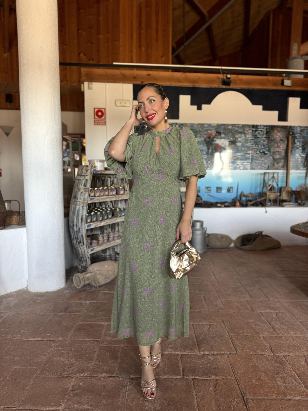 Vestido de Gasa KATE Verde