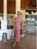 Vestido Midi ANITA Naranja Vestido Midi ANITA Naranja