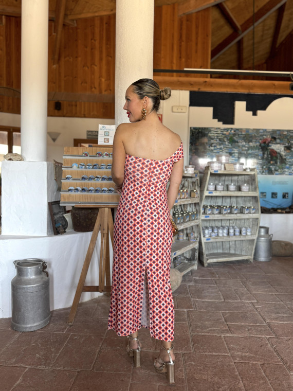Vestido Midi ANITA Naranja Vestido Midi ANITA Naranja