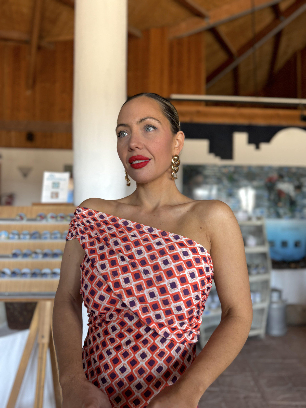 Vestido Midi ANITA Naranja