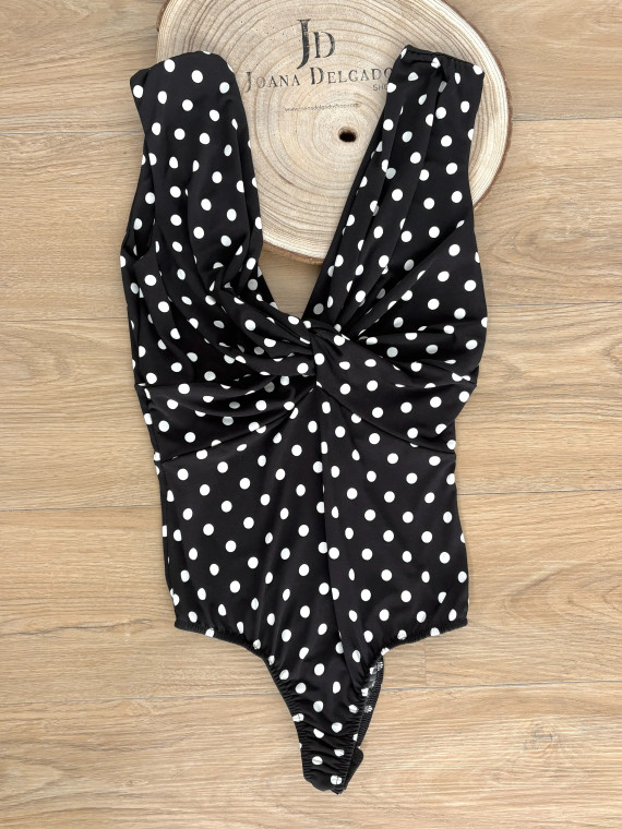 Body de licra con estampado de lunares ideal para este tiempo de feria