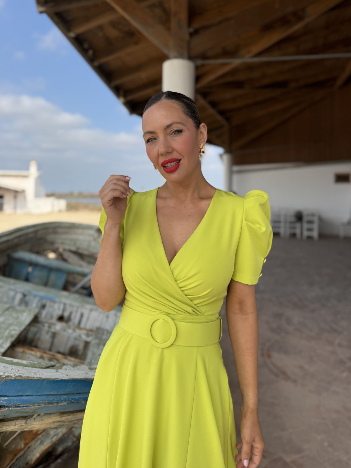 Vestido largo de fiesta ideal.