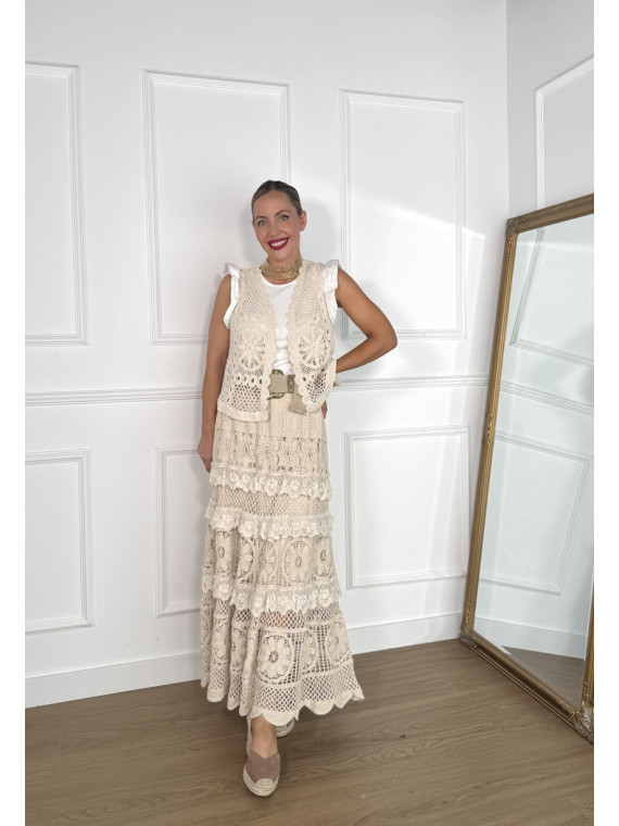 Falda crochet AMARAL Falda crochet AMARAL