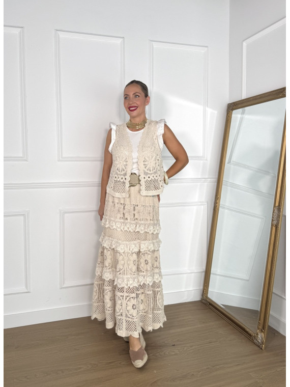 Falda crochet AMARAL Falda crochet AMARAL