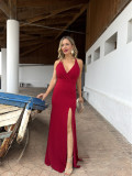 Vestido largo de fiesta, ideal para bodas de tarde y graduaciones. Vestido largo de fiesta, ideal para bodas de tarde y graduaciones.