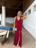 Vestido largo de fiesta, ideal para bodas de tarde y graduaciones. Vestido largo de fiesta, ideal para bodas de tarde y graduaciones.