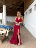Vestido largo de fiesta, ideal para bodas de tarde y graduaciones. Vestido largo de fiesta, ideal para bodas de tarde y graduaciones.