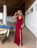 Vestido largo de fiesta, ideal para bodas de tarde y graduaciones. Vestido largo de fiesta, ideal para bodas de tarde y graduaciones.