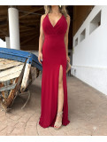 Vestido largo de fiesta, ideal para bodas de tarde y graduaciones. Vestido largo de fiesta, ideal para bodas de tarde y graduaciones.