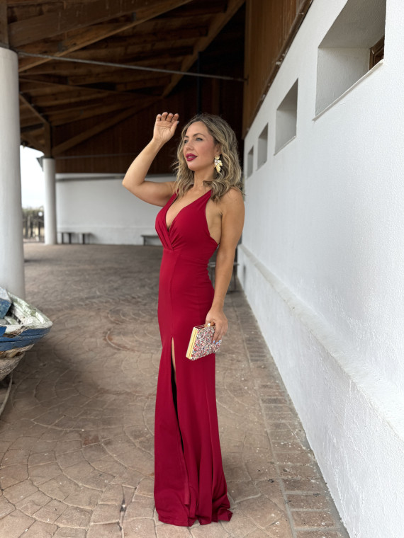 Vestido largo de fiesta, ideal para bodas de tarde y graduaciones. Vestido largo de fiesta, ideal para bodas de tarde y graduaciones.