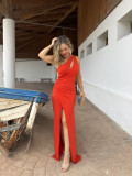Vestido largo de fiesta, ideal para bodas de tarde y graduaciones. Vestido largo de fiesta, ideal para bodas de tarde y graduaciones.