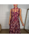 Vestido en tirantes anchos con estampado floral, ideal para tus looks