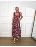 Vestido en tirantes anchos con estampado floral, ideal para tus looks