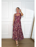 Vestido en tirantes anchos con estampado floral, ideal para tus looks