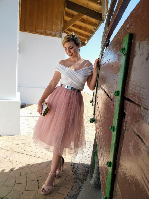 Falda Tul Midi Falda Tul Midi